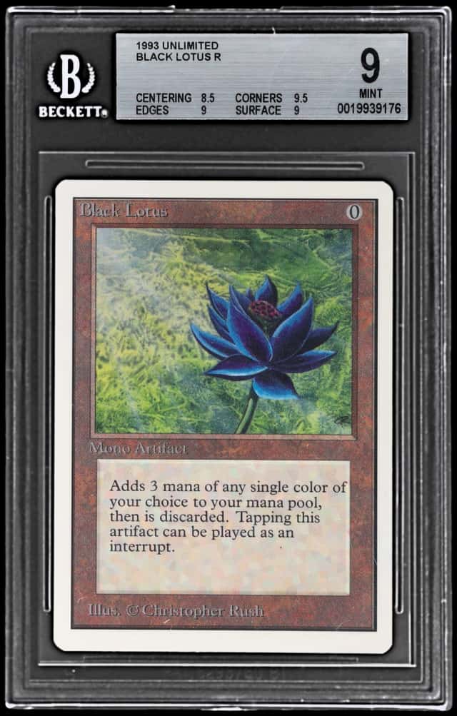 1993 Magic the Gathering Unlimited R Black Lotus #233