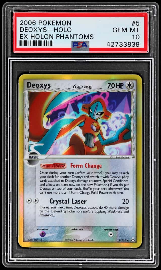 2006 Pokemon Ex Holon Phantoms Holo Deoxys #5
