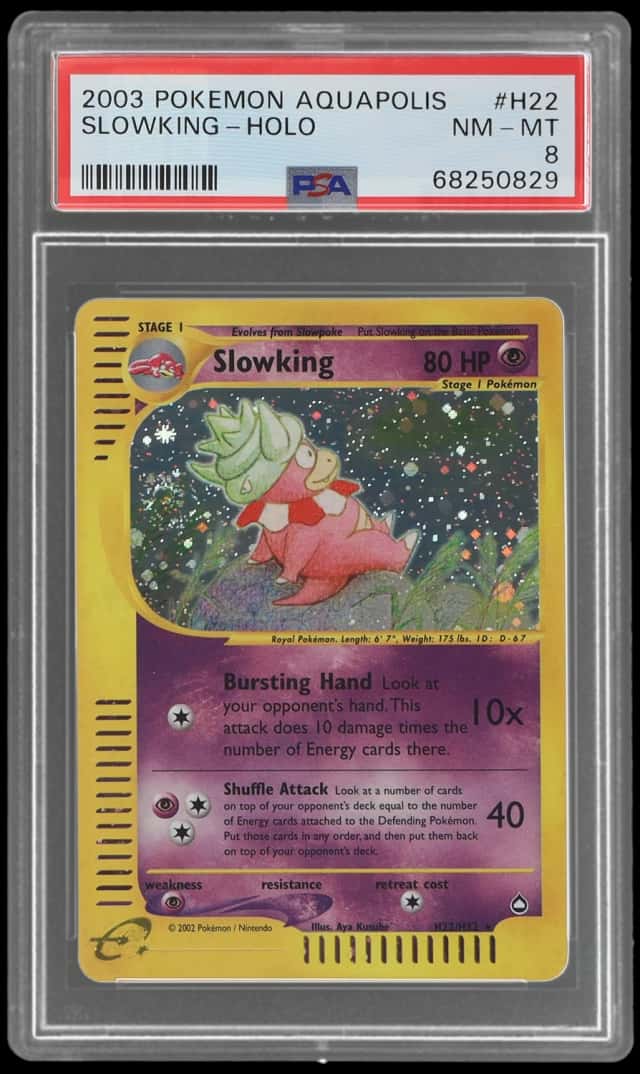2003 Pokemon Aquapolis Holo Slowking #H22