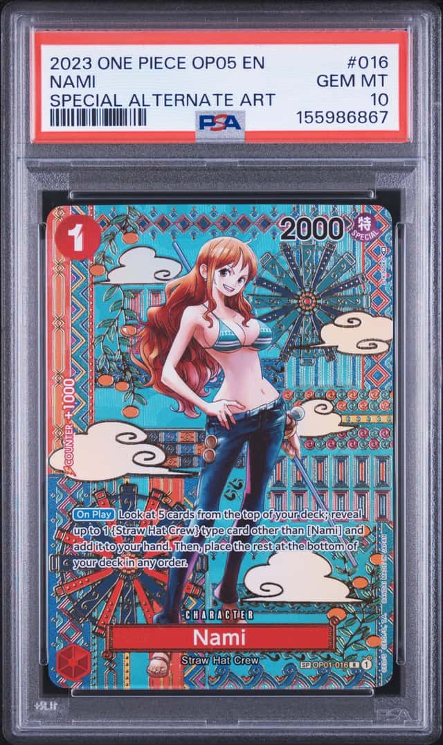 2023 One Piece Awakening of the New Era Special Alternate Art Nami #OP01016