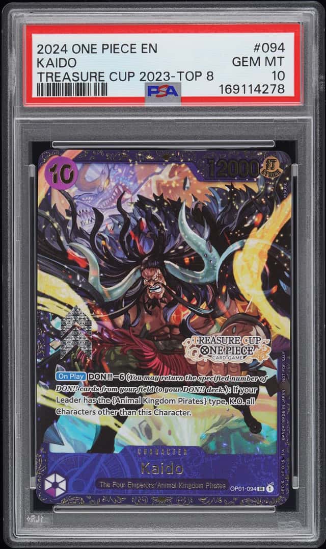 2024 One Piece Promo Treasure Cup 2023 Top 8 Kaido #OP01094