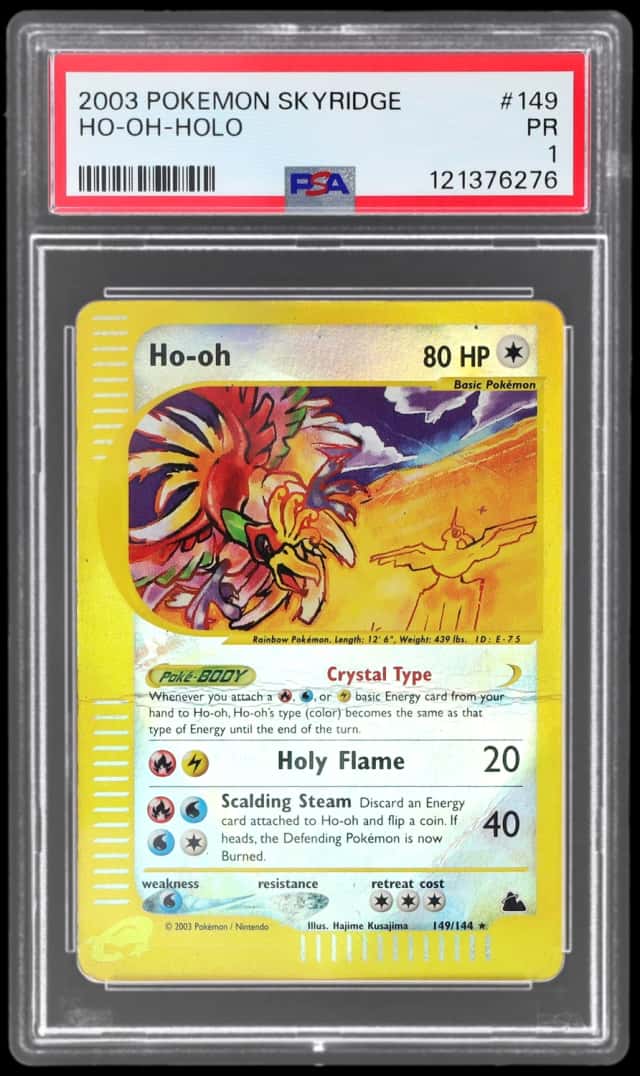 2003 Pokemon Skyridge Holo Ho Oh #149