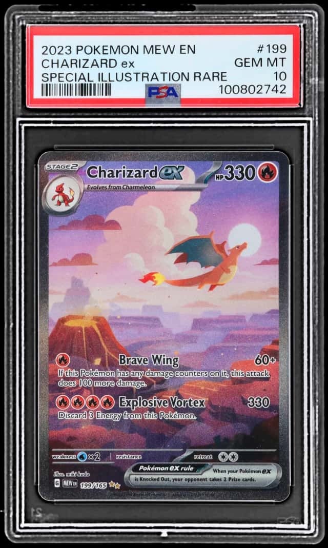 2023 Pokemon Mew Special Illustration Rare Charizard Ex #199