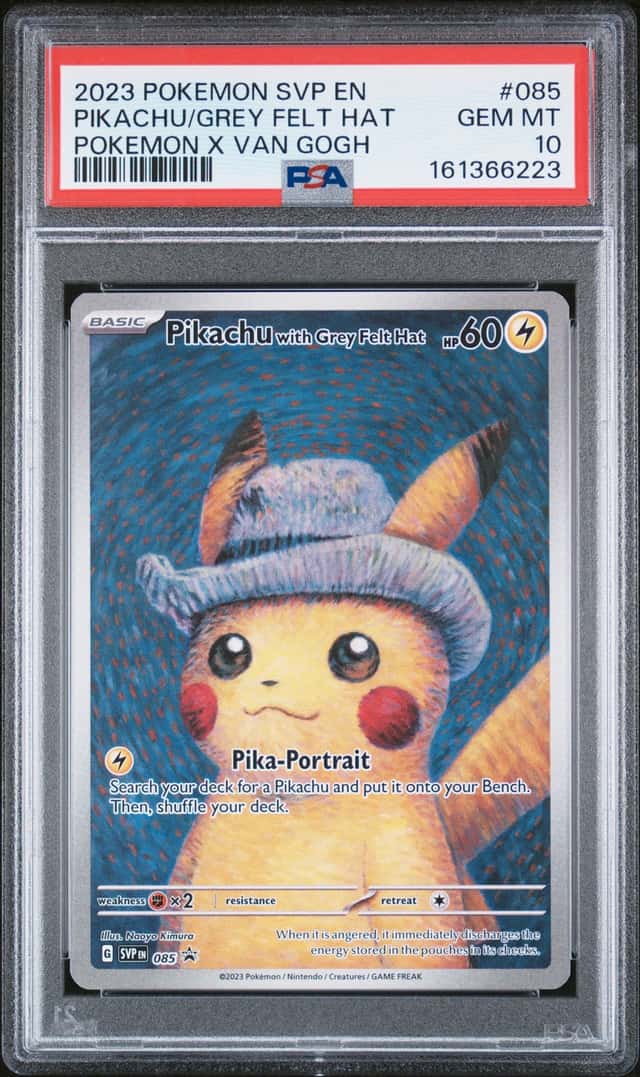 Pikachu/Grey Felt Hat