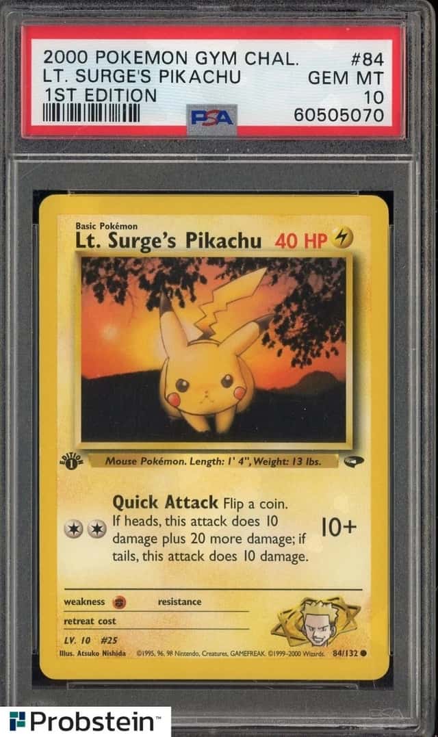 Lt. Surge's Pikachu