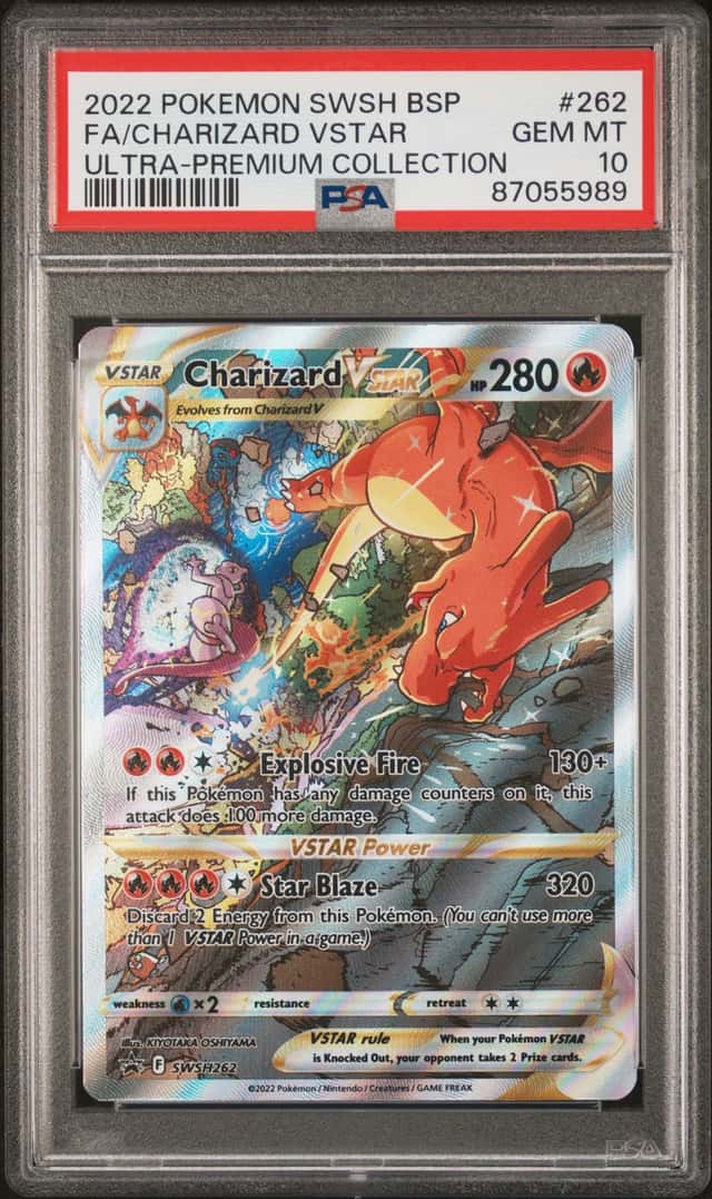2022 Pokemon Sword and Shield Black Star Promo Ultra Premium Collection Charizard Vstar #262