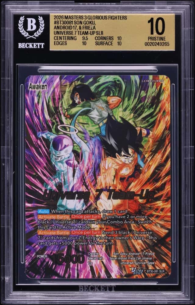 Son Goku, Android 17, & Frieza SLR