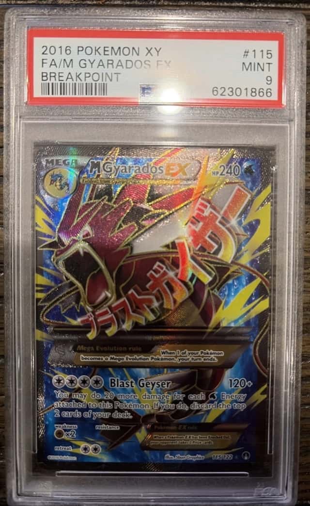 Gyarados EX Full Art Ultra Rare 2016 Pokemon XY Breakpoint #115 PSA 9 MINT 
