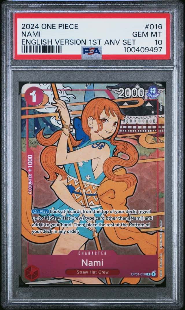 2024 One Piece 1st Anniversary Set Promo Nami #OP01-016
