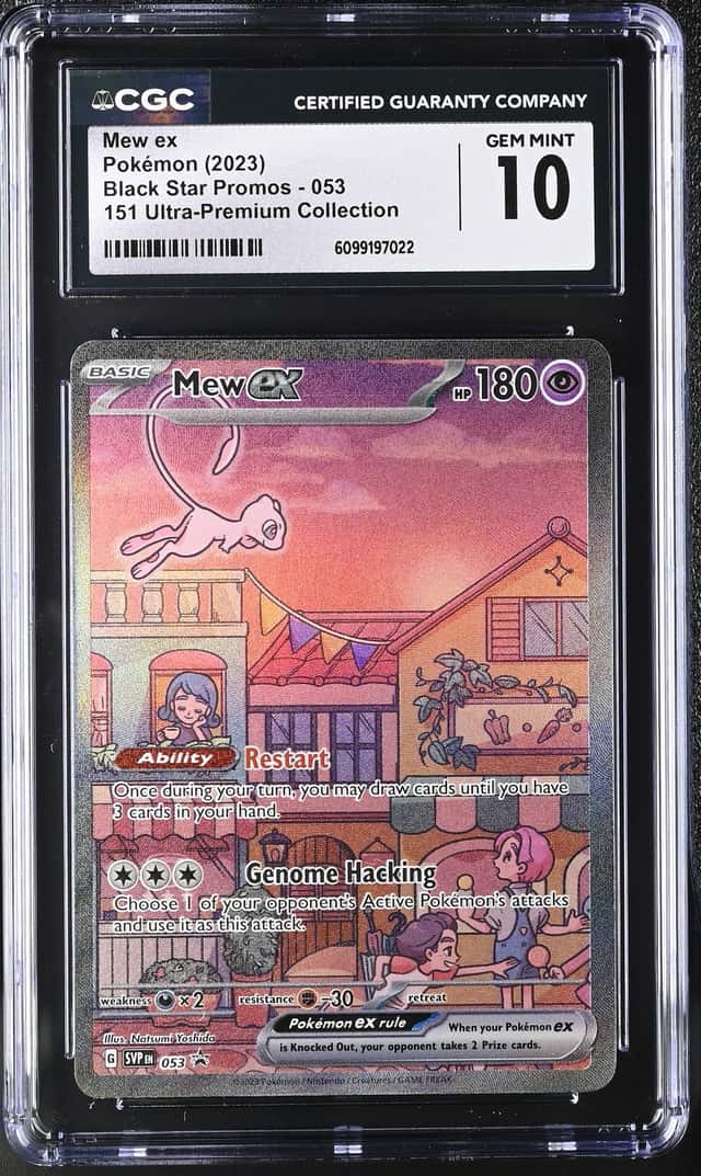 Pokémon Mew ex 053 151 Ultra-Premium Collection Promo...