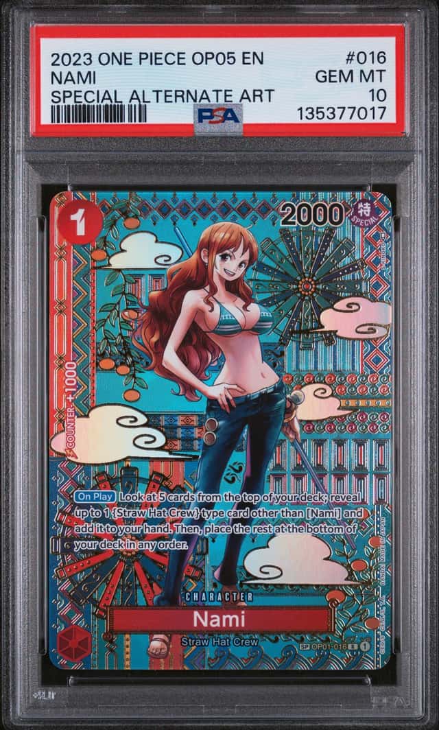 2023 One Piece Awakening of the New Era Special Alternate Art Nami #OP01-016