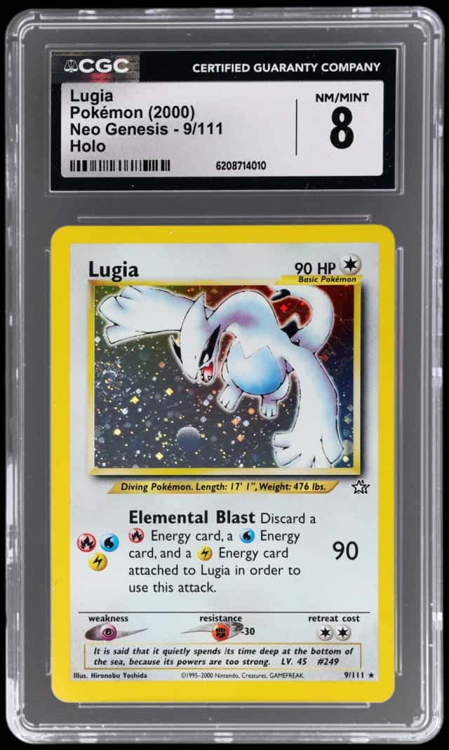2000 Pokemon Neo Genesis Holo Lugia #9