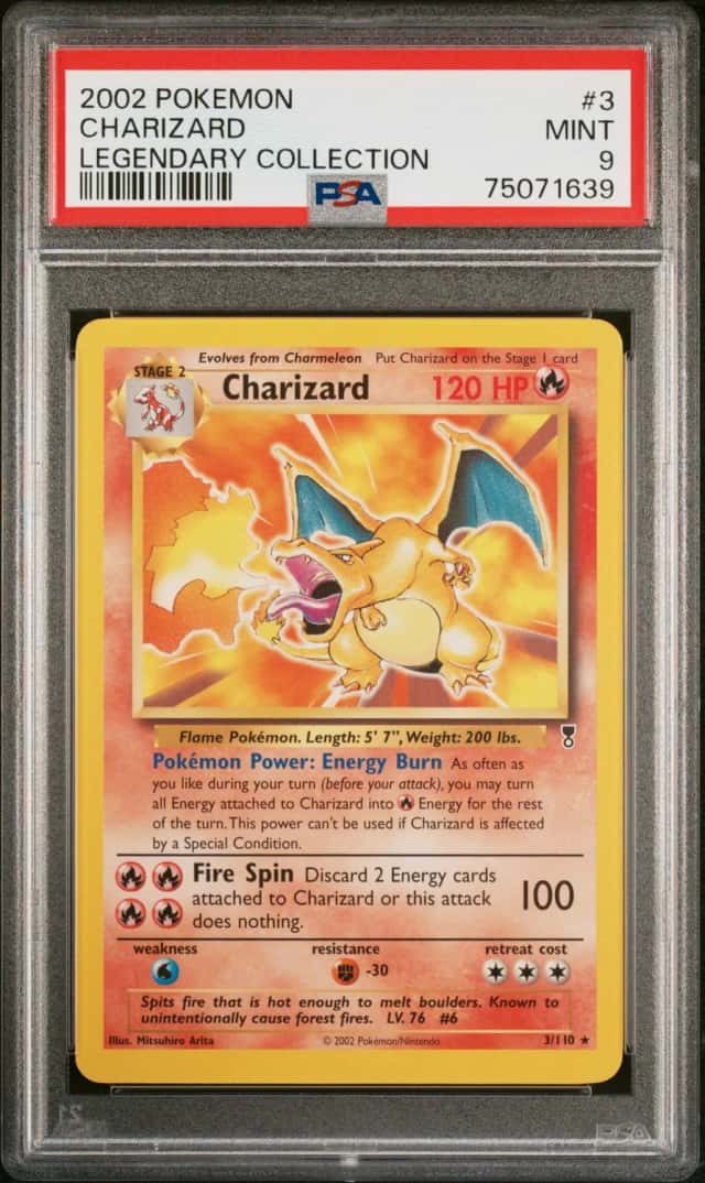 2002 Pokemon Legendary Collection Charizard #3