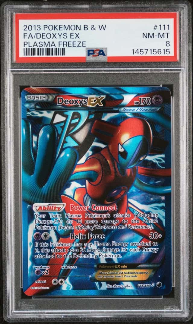 2013 Pokemon Black and White Plasma Freeze Deoxys Ex #111