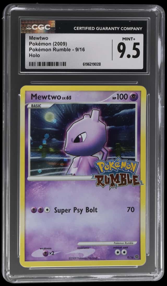 2009 Pokemon Rumble Promo Mewtwo #9