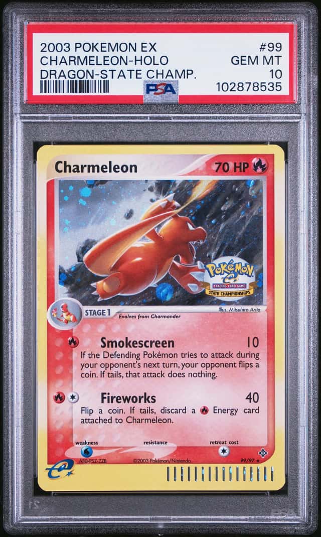 2004 Pokemon Ex Dragon Holo State Championships Charmeleon #99