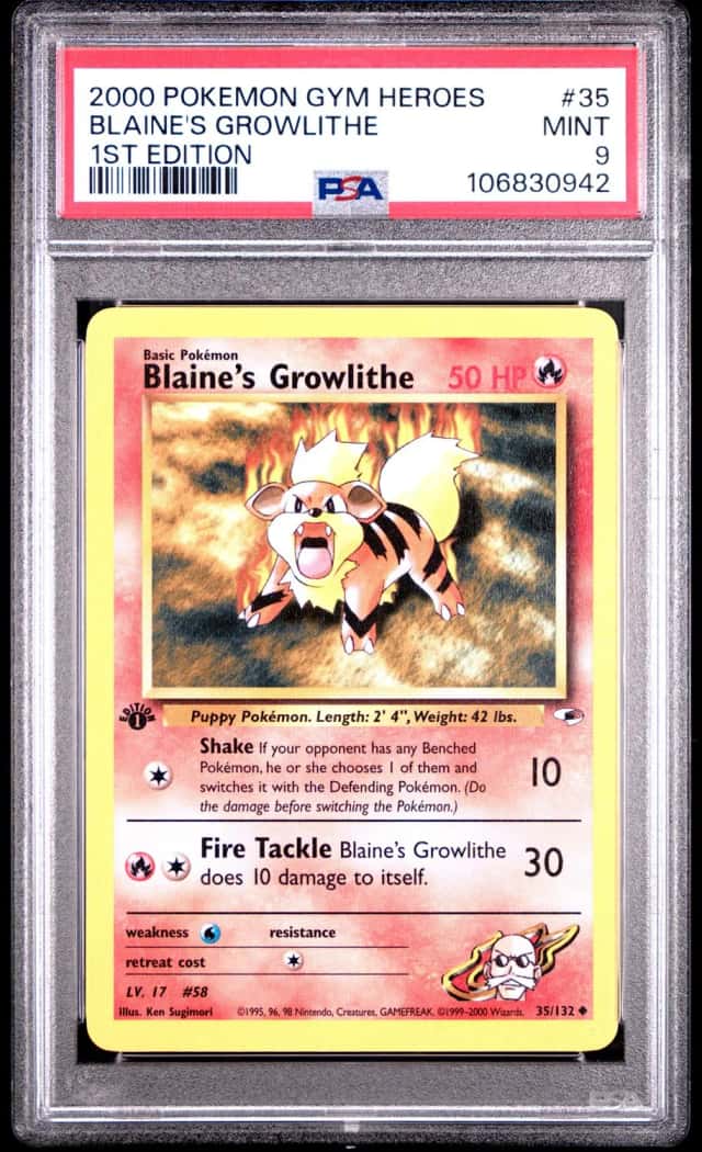 Blaine's Growlithe