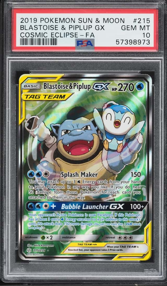 Blastoise & Piplup GX