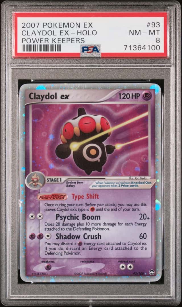 PSA 8 - Claydol ex #83 - 2007 POKEMON EX POWER KEEPERS