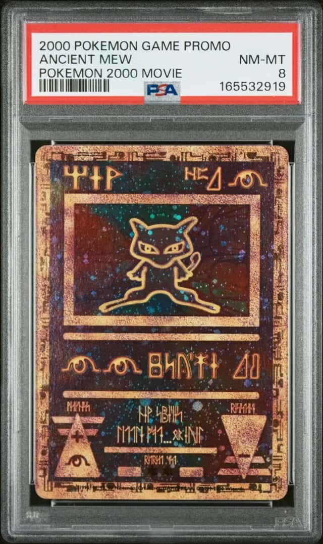 2000 POKEMON GAME MOVIE POKEMON 2000 MOVIE ANCIENT MEW PSA 8