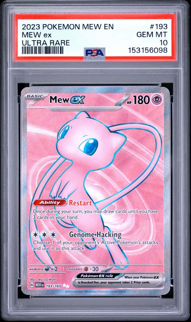 2023 Pokemon SV 151 Mew ex Ultra Rare #193/165 PSA 10 GEM MINT
