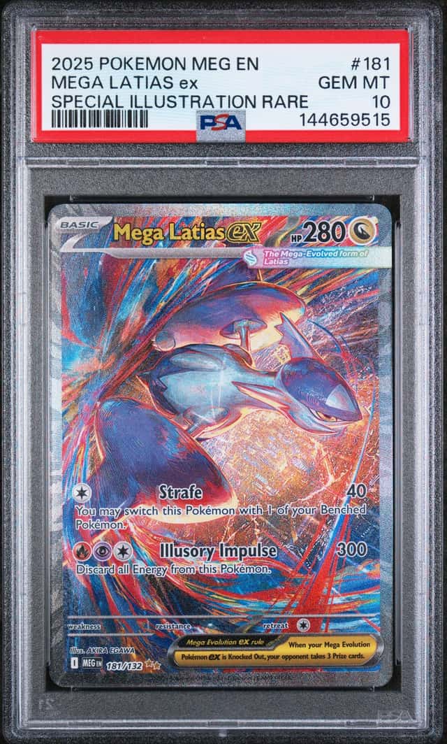 2025 Pokemon Mega Evolution Special Illustration Rare Mega Latias Ex #181