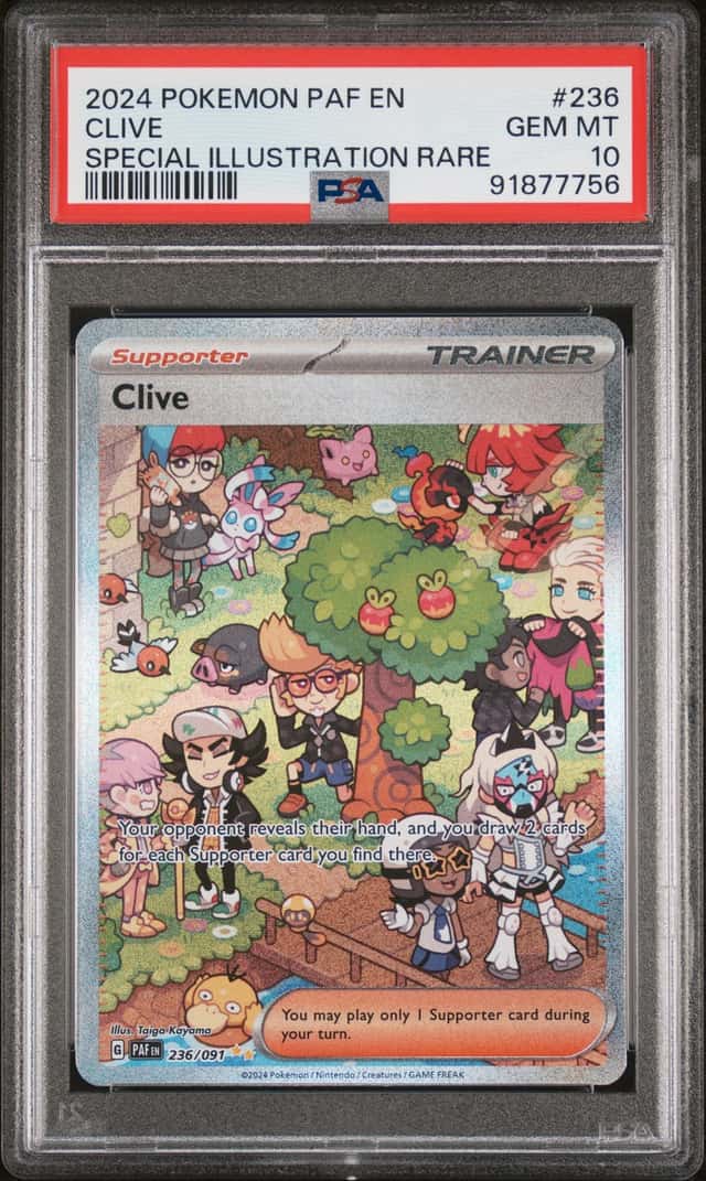 POKEMON CLIVE 2024 PALDEAN FATES #236 SPECIAL ILL RARE PSA 10