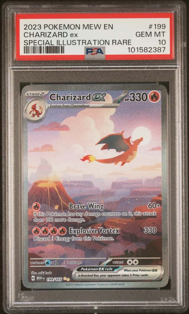 2023 Pokemon SV 151 Charizard ex Special Illustration Rare #199/165 PSA 10