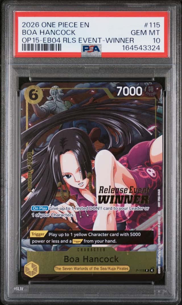 2026 ONE PIECE ADVENTURE ON KAMIS ISLAND RELEASE EVENT-WINNER BOA HANCOCK PSA 10