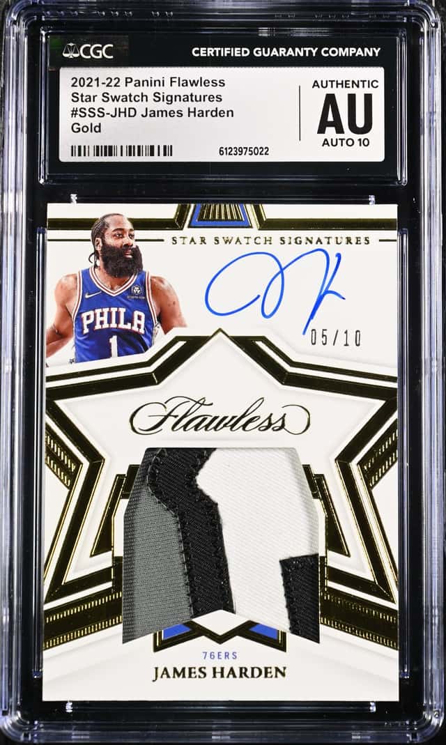 2021-22 Flawless STAR Swatch Signatures