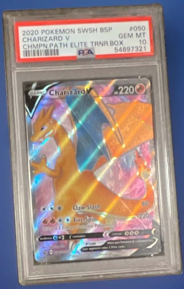 Pokémon TCG PSA 10 Charizard V SWSH Promo SWSH050 2020 English Holo