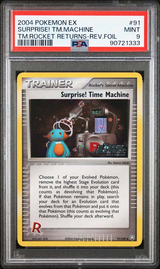 Surprise! Time Machine