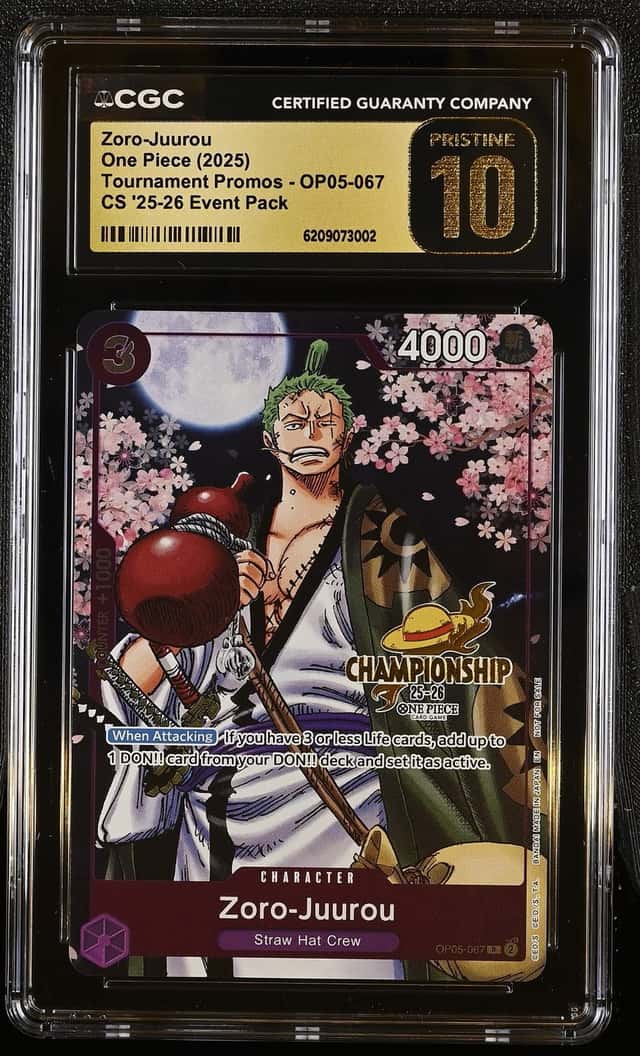2025 One Piece Promo Championship Event Pack Zoro Juurou #OP05-067