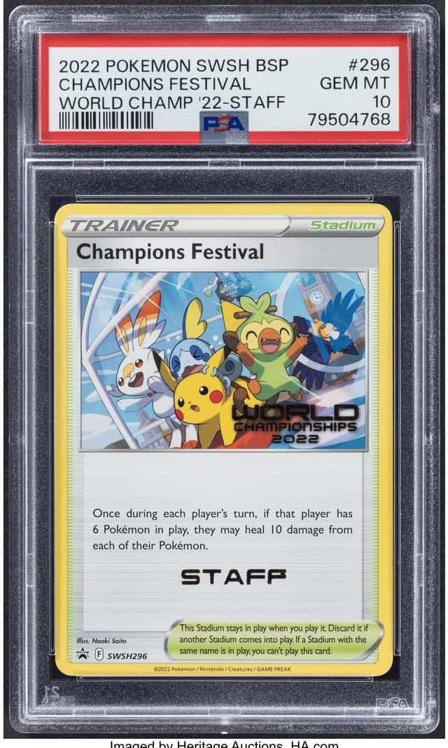Pokémon Champions Festival SWSH296 2022 World Championships...