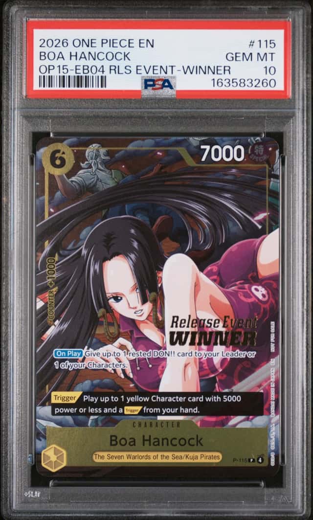 2026 ONE PIECE ADVENTURE ON KAMI ISLAND RELEASE EVENT-WINNER BOA HANCOCK PSA 10