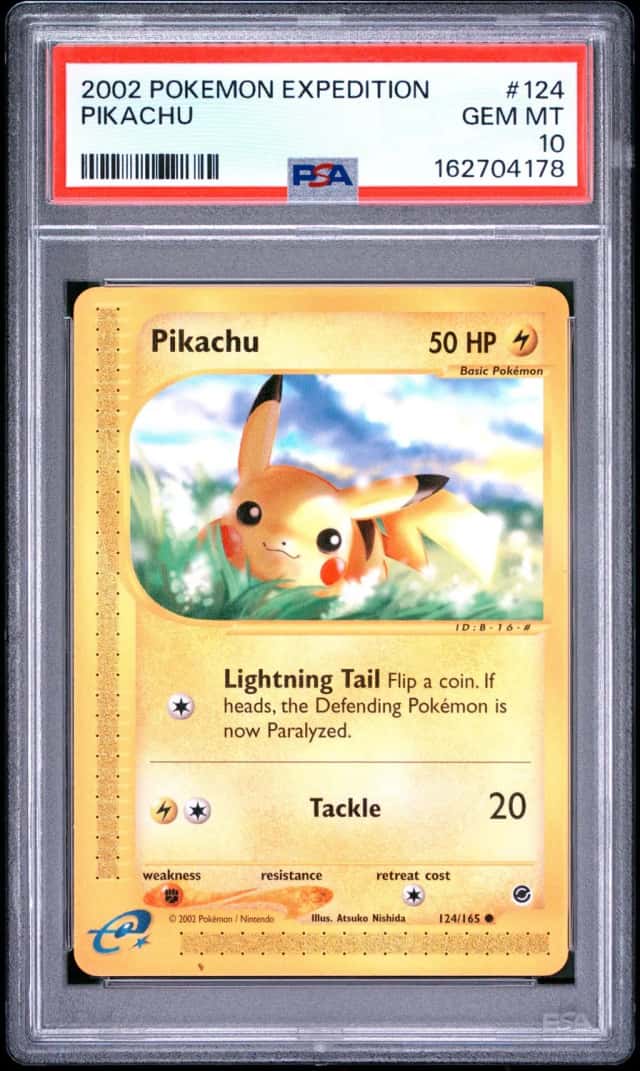Pokemon Pikachu Expedition 124/165 PSA 10 Gem Mint