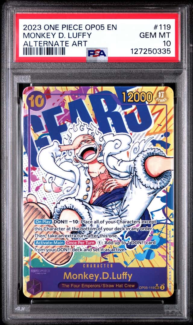 2023 One Piece Awakening of the New Era Alternate Art Monkey D. Luffy #OP05-119