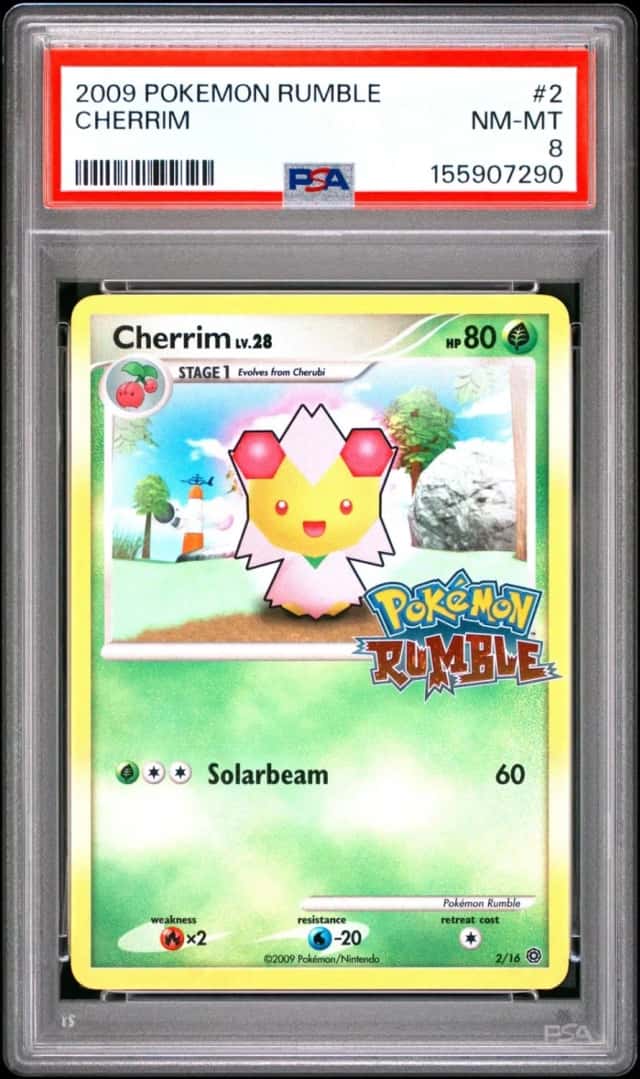 Pokemon Cherrim Rumble 2 PSA 8
