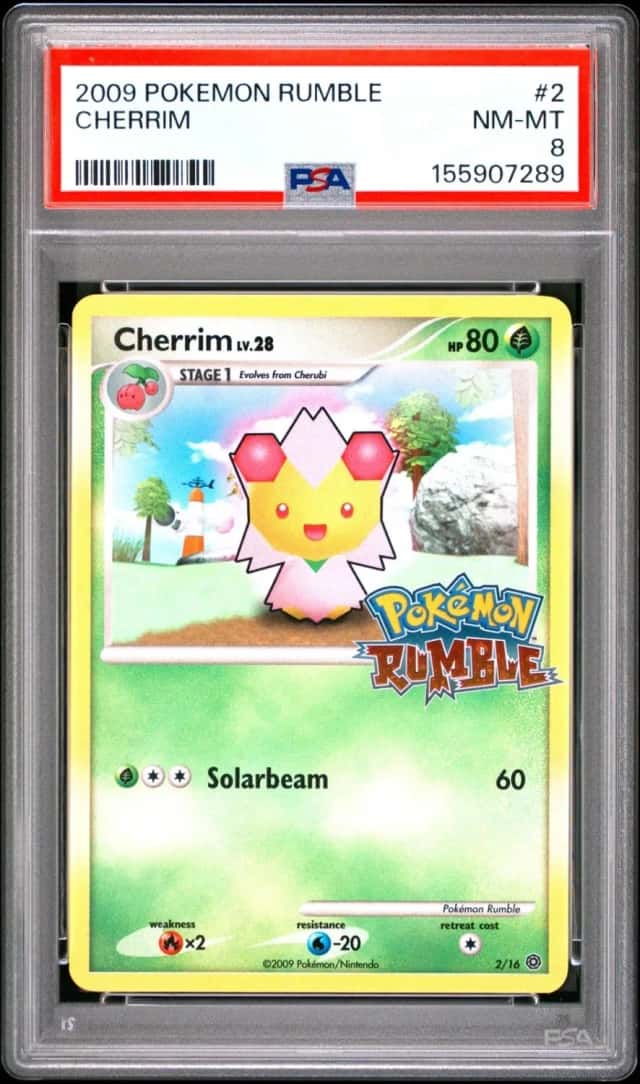 Pokemon Cherrim Rumble 2 PSA 8