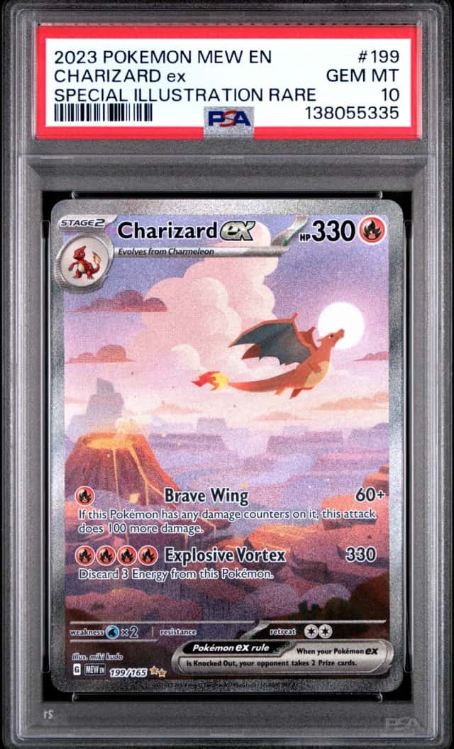PSA 10 - 2023 CHARIZARD EX #199/165 SPECIAL ILLUSTRATION RARE 151 SIR POKEMON