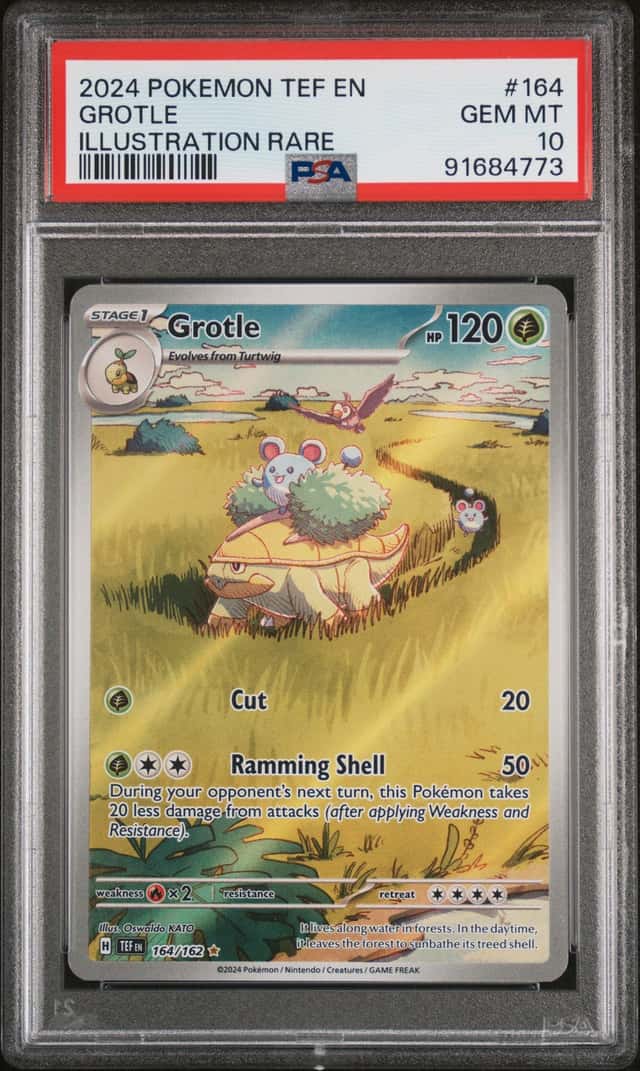 2024 Pokemon Temporal Forces Grotle #164/162 PSA 10 GEM MINT (73)