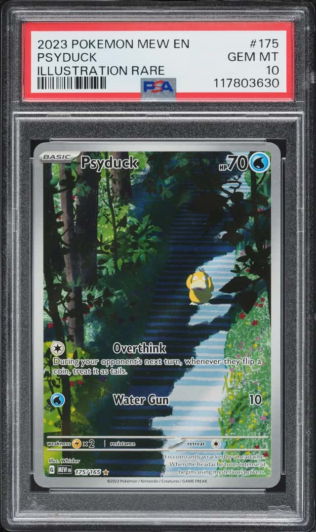 2023 Pokemon Scarlet & Violet 151 IR Psyduck #175 PSA 10 GEM MINT