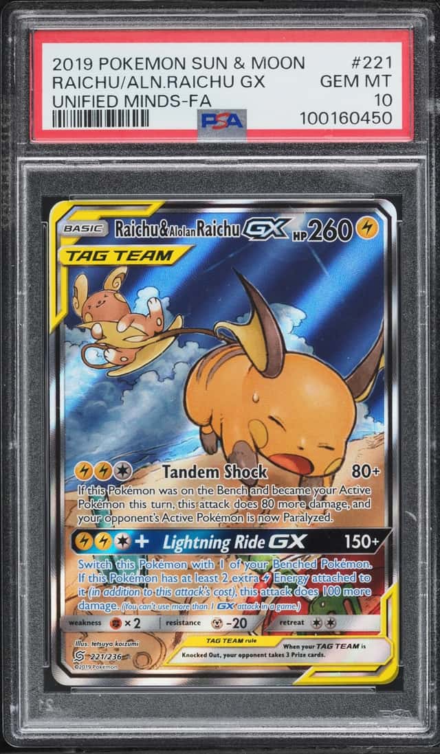 Raichu & Alolan Raichu GX