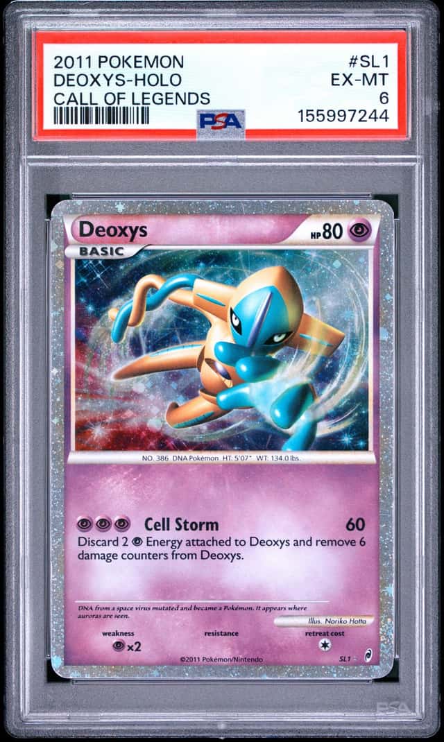 2011 Pokemon Call of Legends Holo Deoxys #SL1