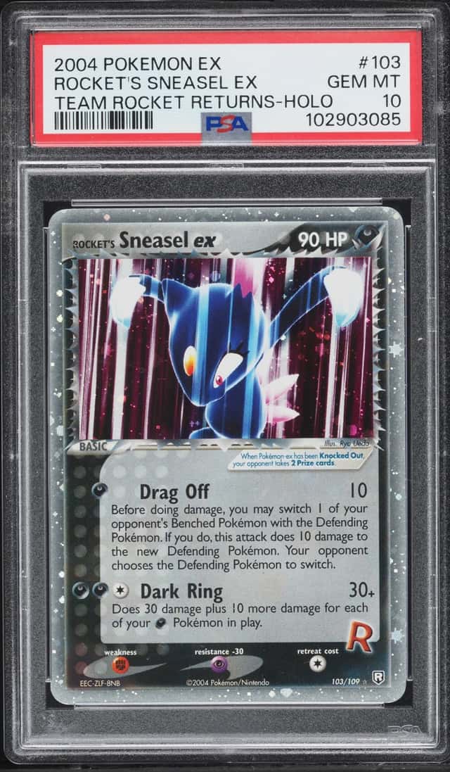 Rocket's Sneasel EX