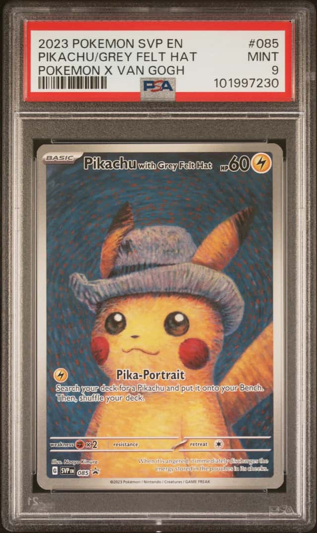 Pikachu/Grey Felt Hat