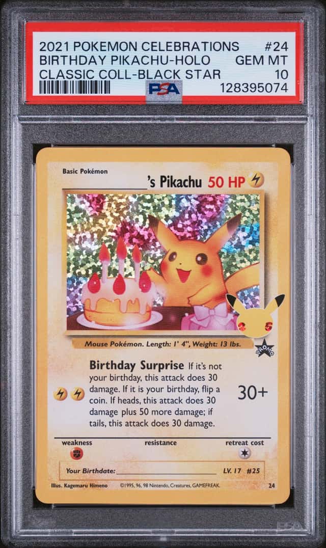 _____'s Pikachu STAMP [25th Anniversary] TEXTURED CONFETTI HOLO
