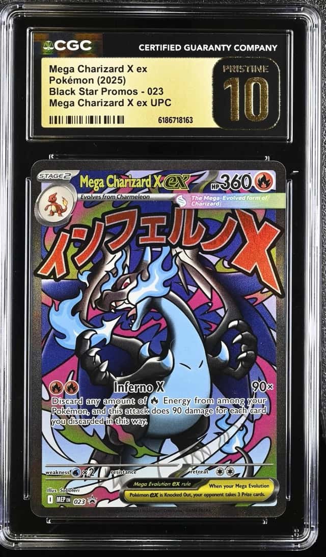 Pokemon Mega Charizard X ex Promos 023 Ultra-Premium Coll. CGC 10 Pristine