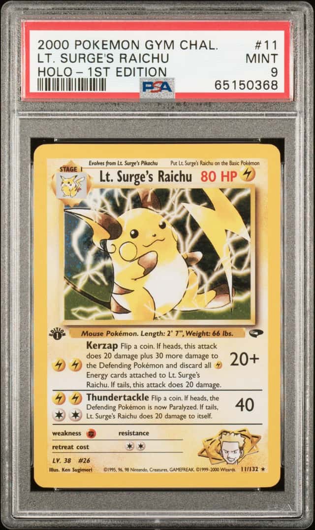 Lt. Surge's Raichu
