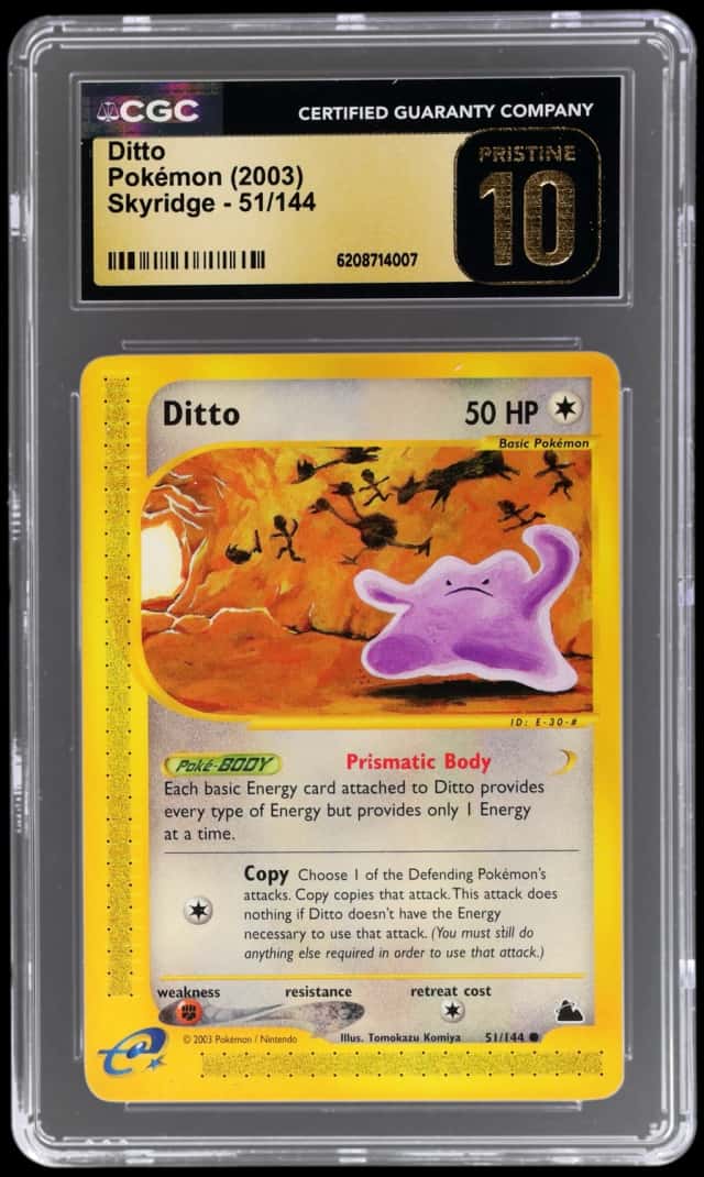 2003 Pokemon Skyridge Ditto #51